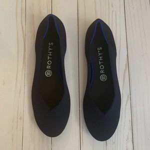 Rothy’s Navy Blue flats size 9